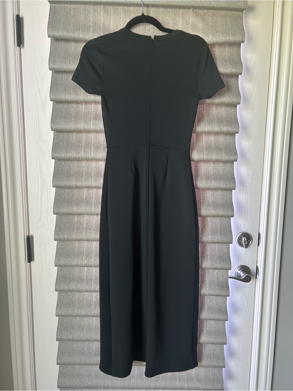 Rachel Parcell Black Short-Sleeve Button-Front Midi Dress - Picture 5 of 5